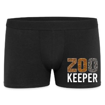 Zoo Zookeeper Zookeeper Vintage Zoo Wildlife - Men's Boxer Shorts - black - Front
