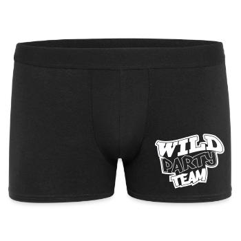 Wild Party Team Graffiti Motif - Men's Boxer Shorts - black - Front