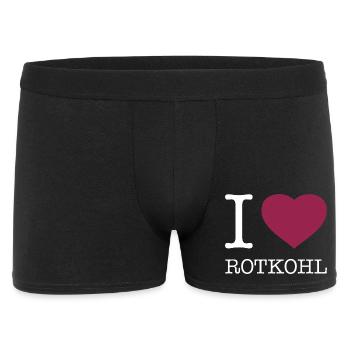 I love red cabbage - Men's Boxer Shorts - black - Front
