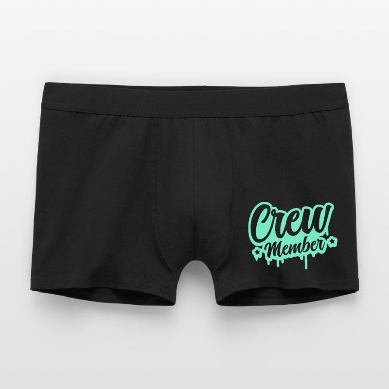 Crew Member Spritz Script Männer Boxer Shorts