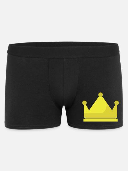 Crown - Men's Boxer Shorts - black