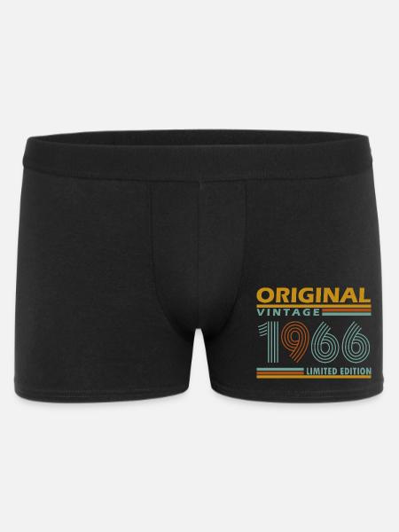 Original Vintage 1966 Edition Limitée 60 Ans - Boxer Homme - noir