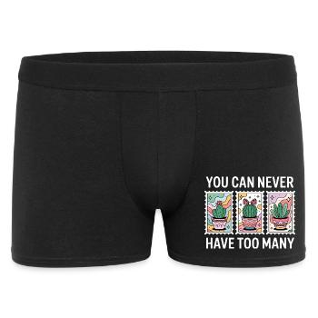 Drôle de plante et de succulent collectionneur de cactus - Boxer Homme - noir - Devant