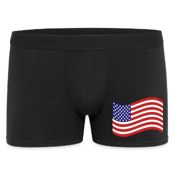 Drapeau des États-Unis - Boxer Homme - noir - Devant