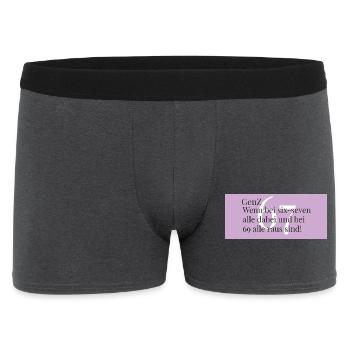 GenZ - six sept - Tout le monde est là - Boxer Homme - charbon - Devant