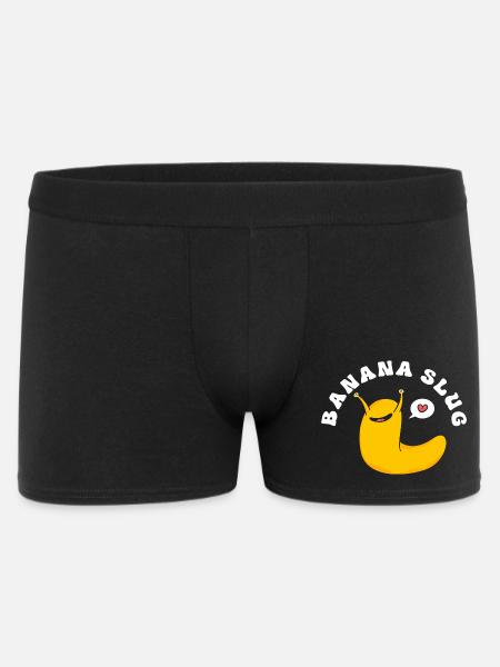 escargot banane - Boxer Homme - noir