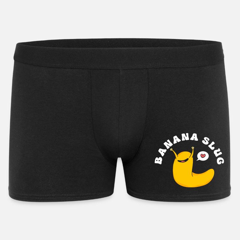 banana snail - Men's Boxer Shorts - black