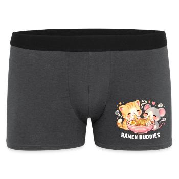 Ramen Chat - Boxer Homme - charbon - Devant
