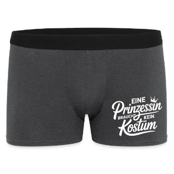 La princesse n’a pas besoin d’un carnaval costumé - Boxer Homme - charbon - Devant