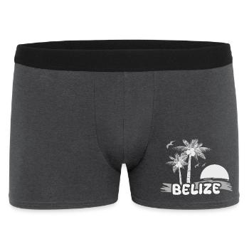 Strand Belize - Männer Boxer Shorts - Anthrazit - Vorne