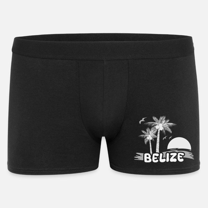 Belize Beach - Men's Boxer Shorts - black