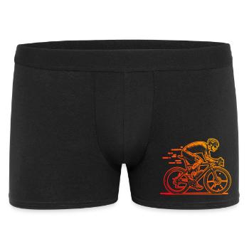 Road bike perfect for every road bike - Men's Boxer Shorts - black - Front