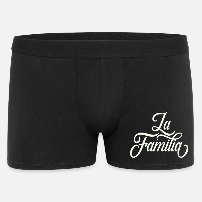 La Family-bogstaver - Boxer Shorts til mænd - sort