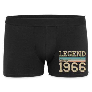 Légende depuis 1966 Anniversaire 1966 Vintage - Boxer Homme - noir - Devant