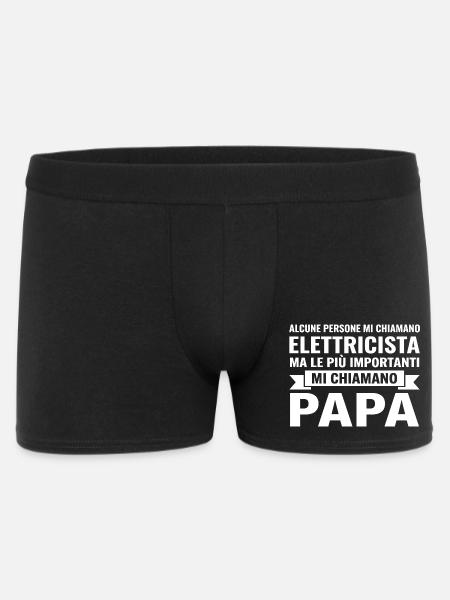 Electrician Father's Day Gift Idea - Men's Boxer Shorts - black