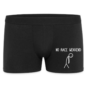 No race weekend Car lover car guy mechanic - Men's Boxer Shorts - black - Front
