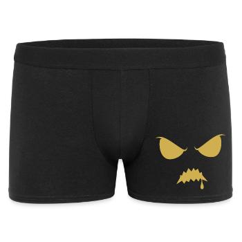 Des yeux en colère tombent de la bouche - Boxer Homme - noir - Devant
