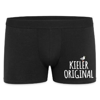 Kieler Original - Männer Boxer Shorts - Schwarz - Vorne