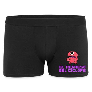 El regreso del Ciclope - Männer Boxer Shorts - Schwarz - Vorne