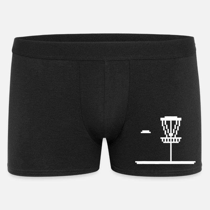 Pixel Leuchtturm-Silhouette - Männer Boxer Shorts - Schwarz