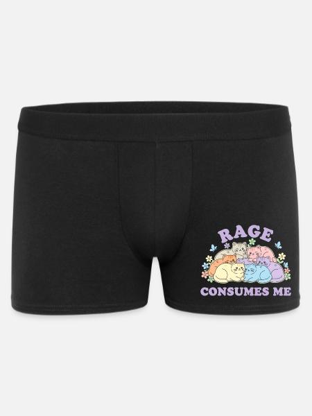 Pastel Cats Cuddly Cloud - Men's Boxer Shorts - black