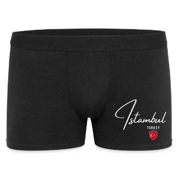 Istanbul Turkey, elegant design Istanbul - Men's Boxer Shorts - black - Front