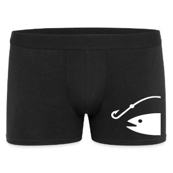 Angling - Men's Boxer Shorts - black - Front