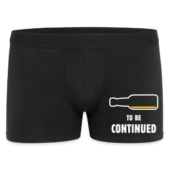 À suivre (Bier / Bierchen / NEG 2C) - Boxer Homme - noir - Devant
