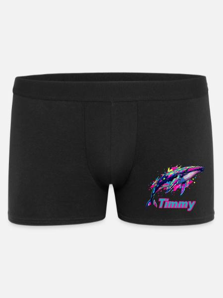 Neonwal Timmy Graffiti - Männer Boxer Shorts - Schwarz