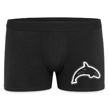 Orca Whale Killer Whale Kids Boys Men Orcas - Men's Boxer Shorts - black - Front