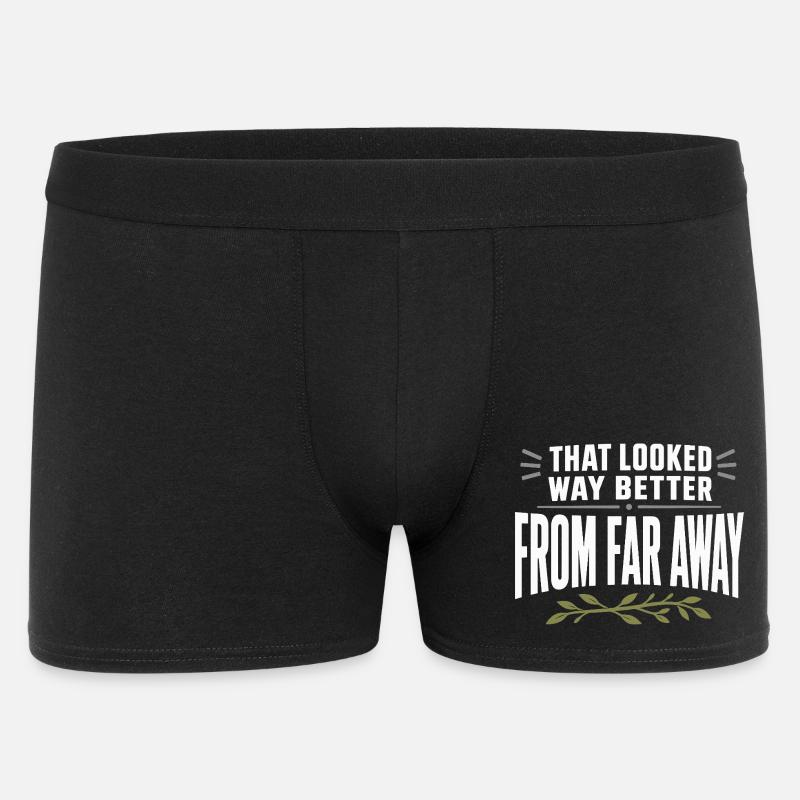 Chasse-écailles-chasseur-bois-cerf-cerf-cerf de Virginie - Boxer Homme - noir
