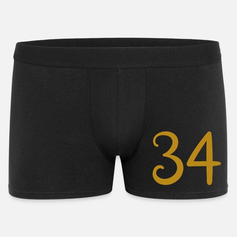 34 - Men's Boxer Shorts - black