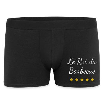 Roi du Barbecue - Boxer Homme - noir - Devant