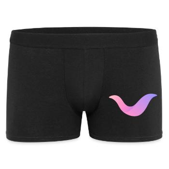 Gradient Swoosh Nebula - Men's Boxer Shorts - black - Front