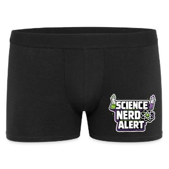 Science Nerd Alert Motive - Men's Boxer Shorts - black - Front