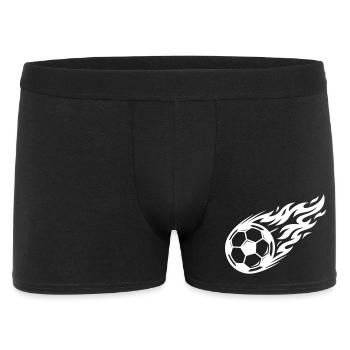 Soccer Flame Ball - Men's Boxer Shorts - black - Front