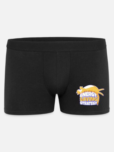 Energy Saving Strategy Mascot - Men's Boxer Shorts - black