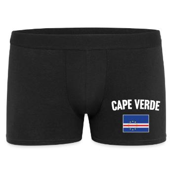 Drapeau du Cap-Vert - Boxer Homme - noir - Devant