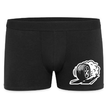 Car Tire Drifting Icon - Men's Boxer Shorts - black - Front