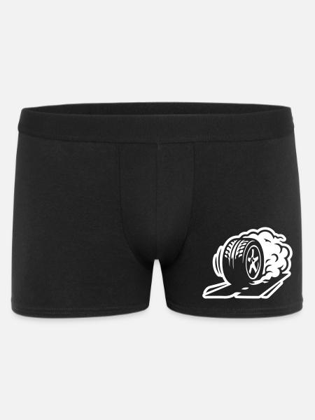 Car Tire Drifting Icon - Men's Boxer Shorts - black