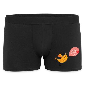  Schulkind 2026 - Männer Boxer Shorts - Schwarz - Vorne