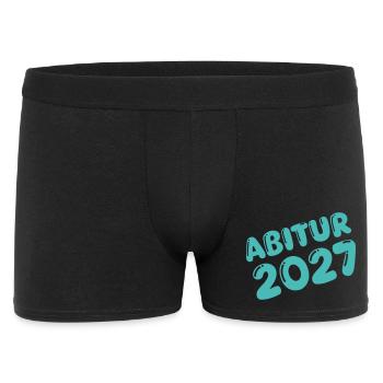 Abitur 2027 Retro Typography - Men's Boxer Shorts - black - Front