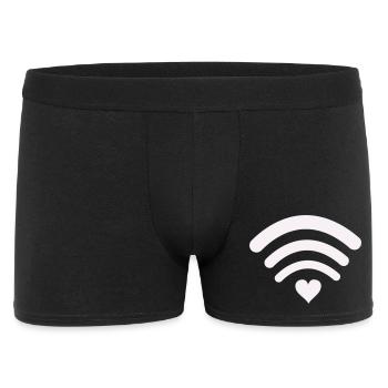 Conception Wi-Fi-Cœur-Wifi - Boxer Homme - noir - Devant