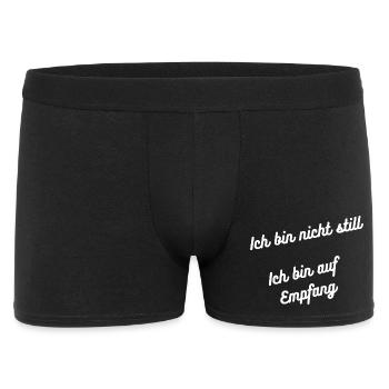 Heimatliebe Nord - Männer Boxer Shorts - Schwarz - Vorne