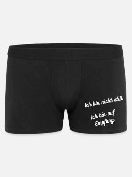 Heimatliebe Nord - Männer Boxer Shorts - Schwarz