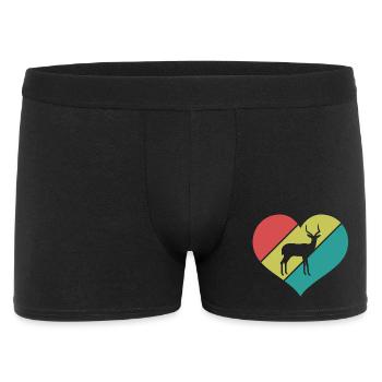 Antelope Heart – Safari Africa - Men's Boxer Shorts - black - Front