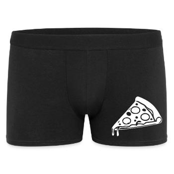 Pizza Slice Gift Pizzeria - Men's Boxer Shorts - black - Front
