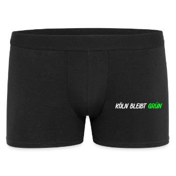Koeln_bleibt_gruen_ - Men's Boxer Shorts - black - Front