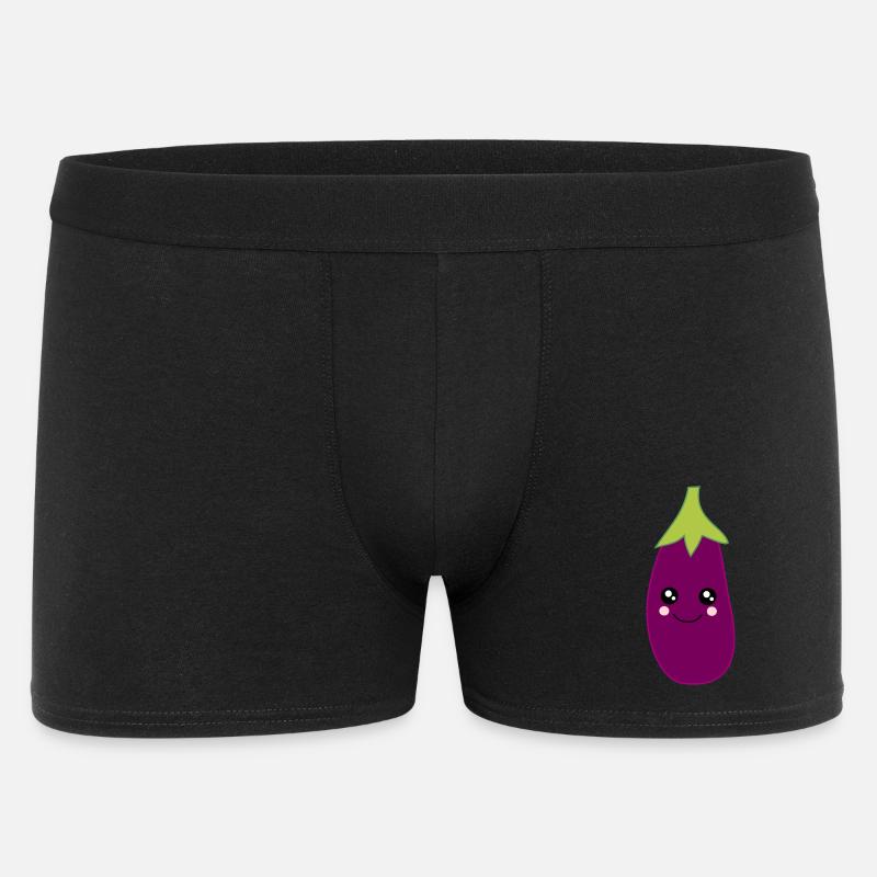Aubergine Légume Costume Carnaval Carnaval - Boxer Homme - noir