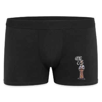 Ruhestand Senior Lebensabend Abschied Statement - Männer Boxer Shorts - Schwarz - Vorne